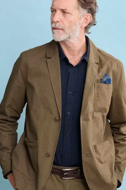 Men Seasalt Cornwall Men's Towen Organic Cotton Blazer