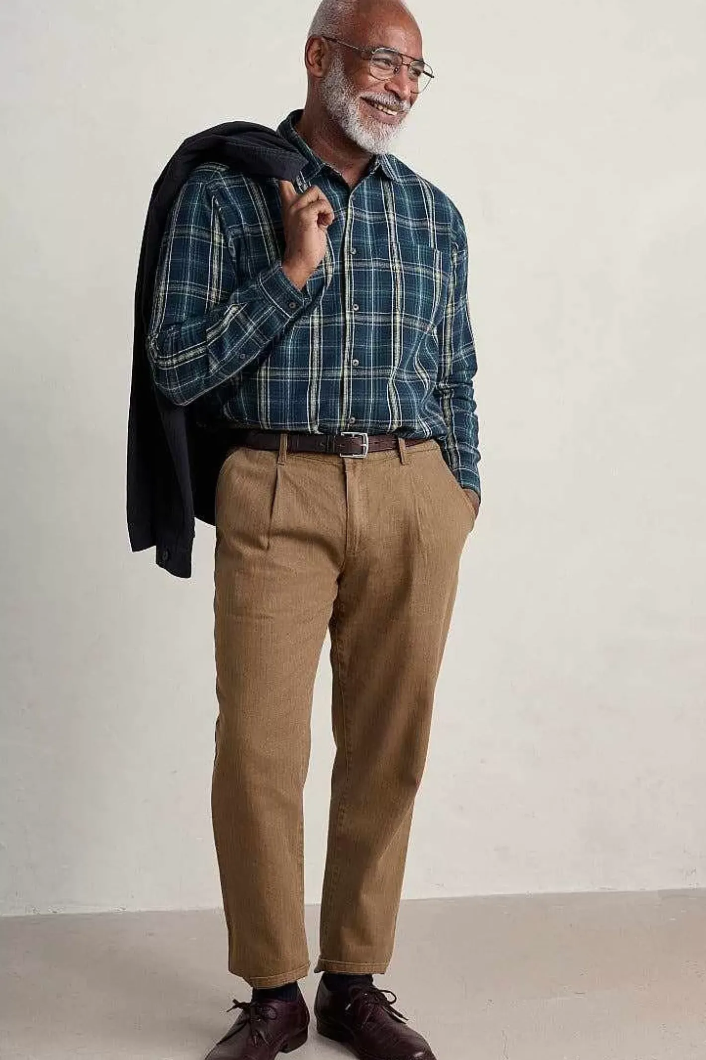 Men Seasalt Cornwall Men's Tristan Organic Cotton Shirt