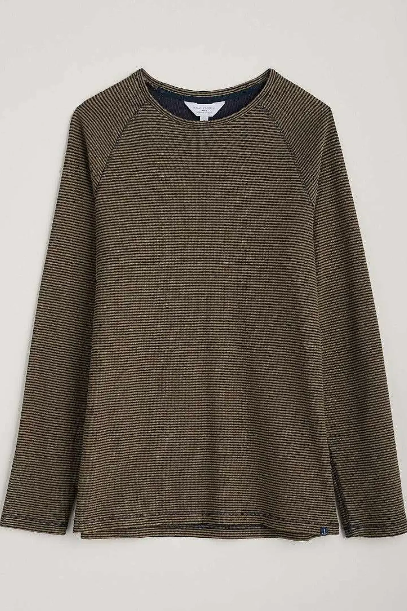 Men Seasalt Cornwall Men's Venton Striped Long Sleeve Top