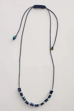 Women Seasalt Cornwall Noon Moor Ceramic Bead Necklace