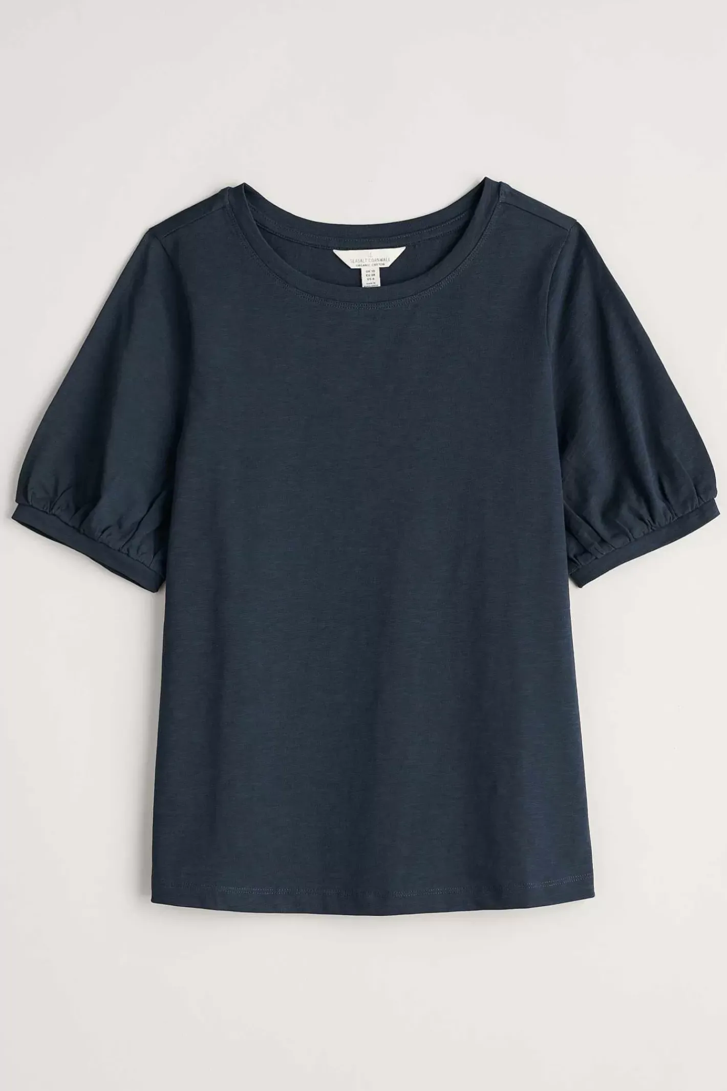 Women Seasalt Cornwall Oleander Blouson Sleeve T-Shirt (Gots)