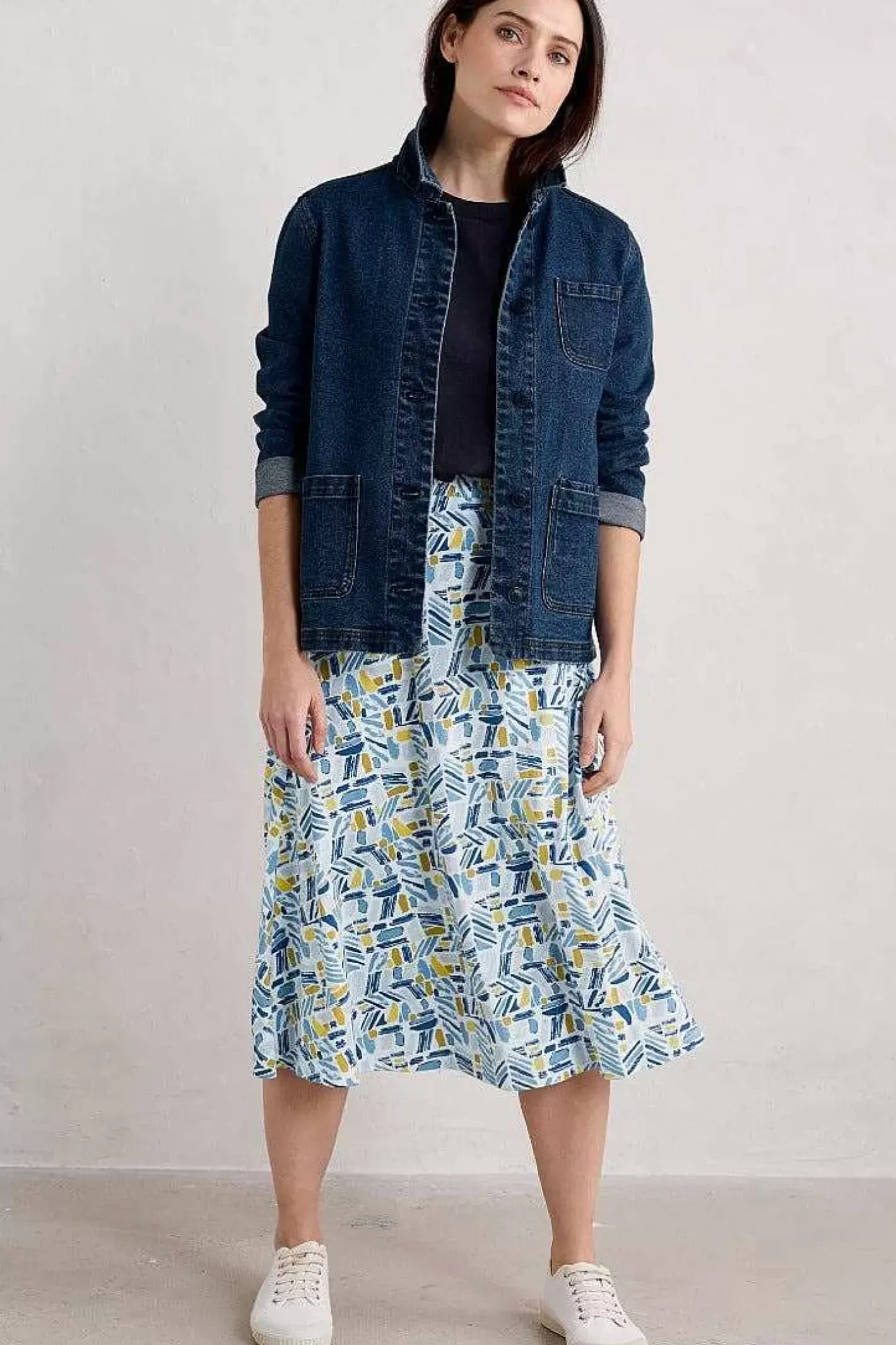 Women Seasalt Cornwall Orchard Jersey Skirt
