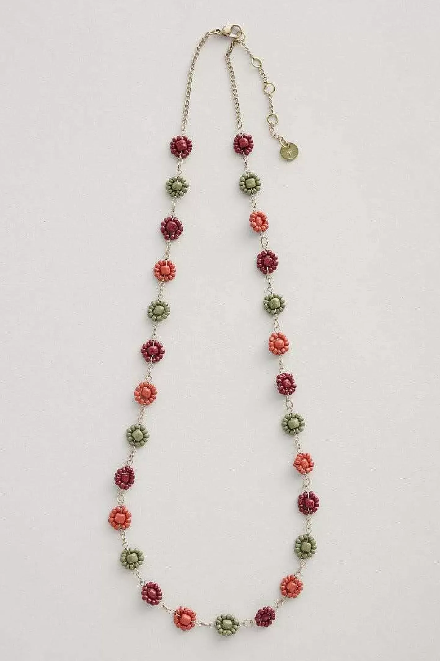 Women Seasalt Cornwall Polyantha Floral Bead Necklace