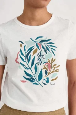 Women Seasalt Cornwall Printing Ink Organic Cotton T-Shirt