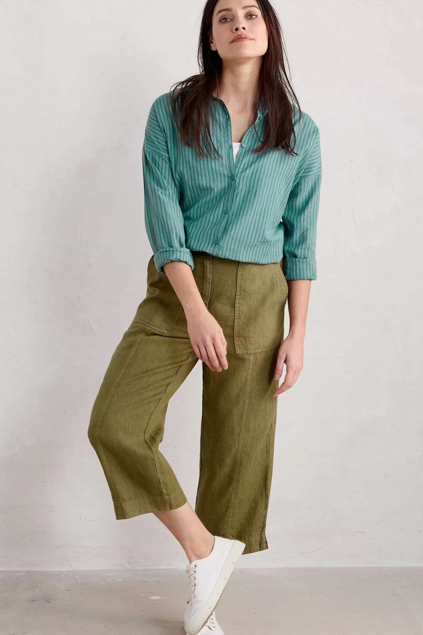 Women Seasalt Cornwall Rising Cotton Shirt