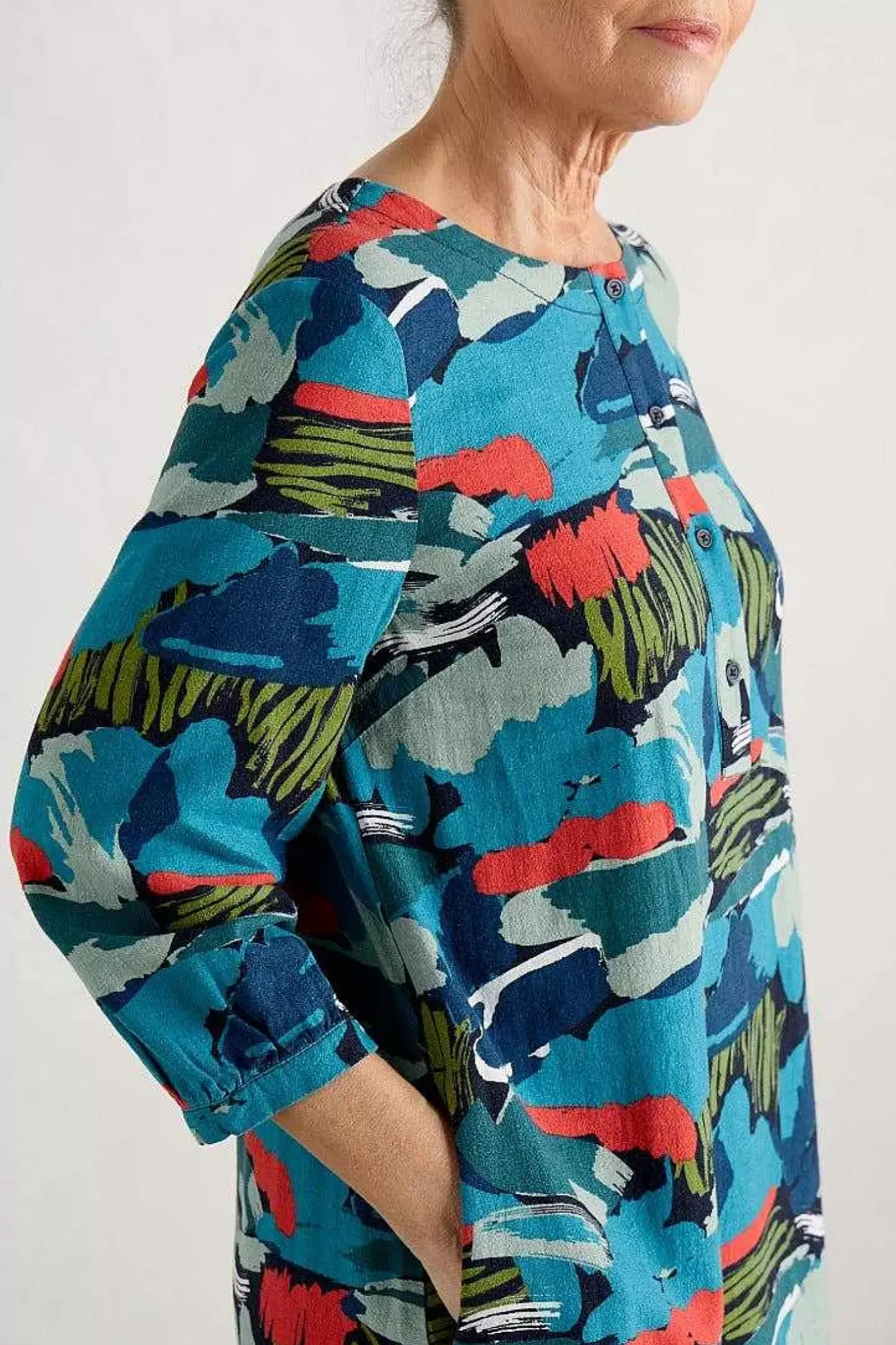 Women Seasalt Cornwall Sea Call A-Line Dress