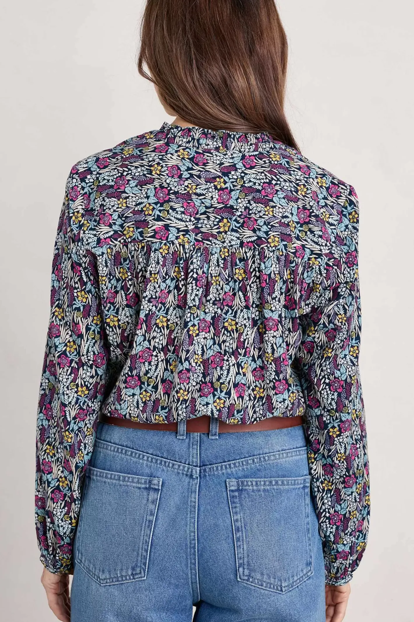 Women Seasalt Cornwall Sea Flow Printed Top