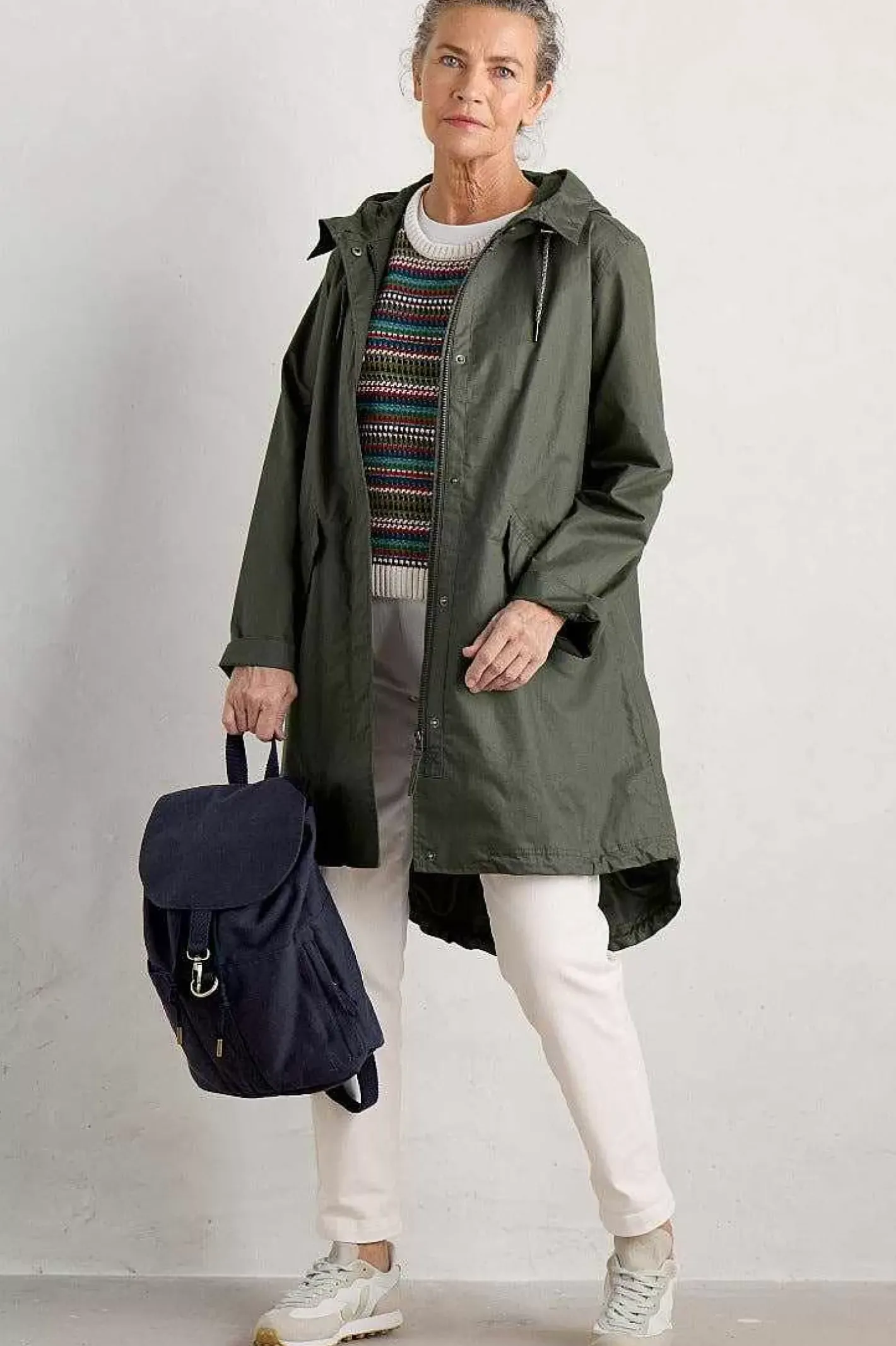 Women Seasalt Cornwall Seafaring Waterproof Coat