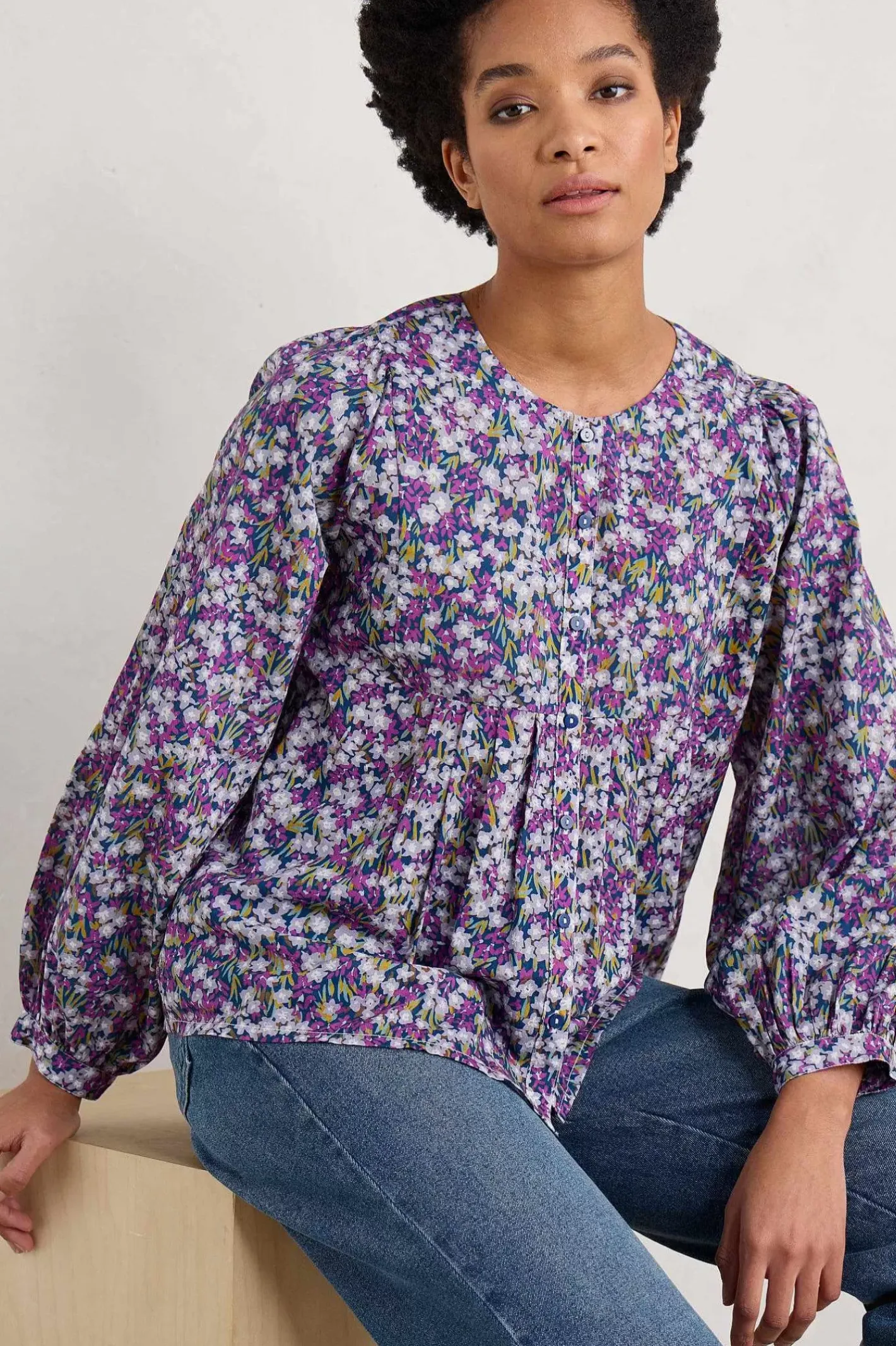 Women Seasalt Cornwall Thornapple Organic Cotton Shirt (Gots)