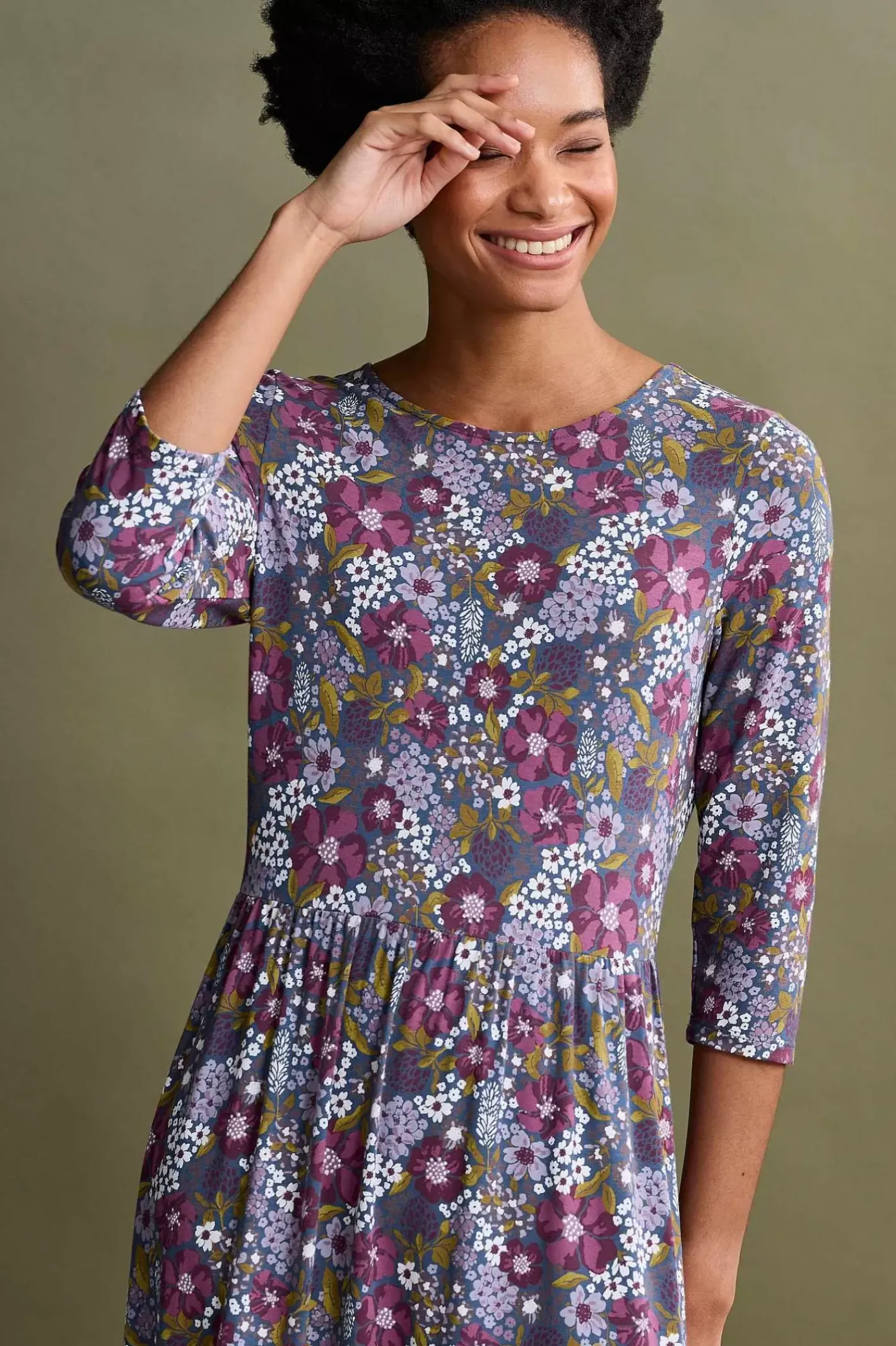 Women Seasalt Cornwall Tor View Jersey Dress