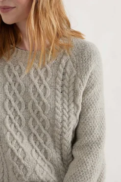 Women Seasalt Cornwall Tressa Cable Knit Jumper