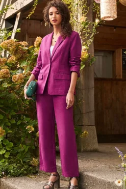 Women Seasalt Cornwall Westlin Straight Leg Suit Trousers