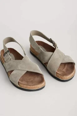 Women Seasalt Cornwall Wilder Shores Crossover Leather Sandals