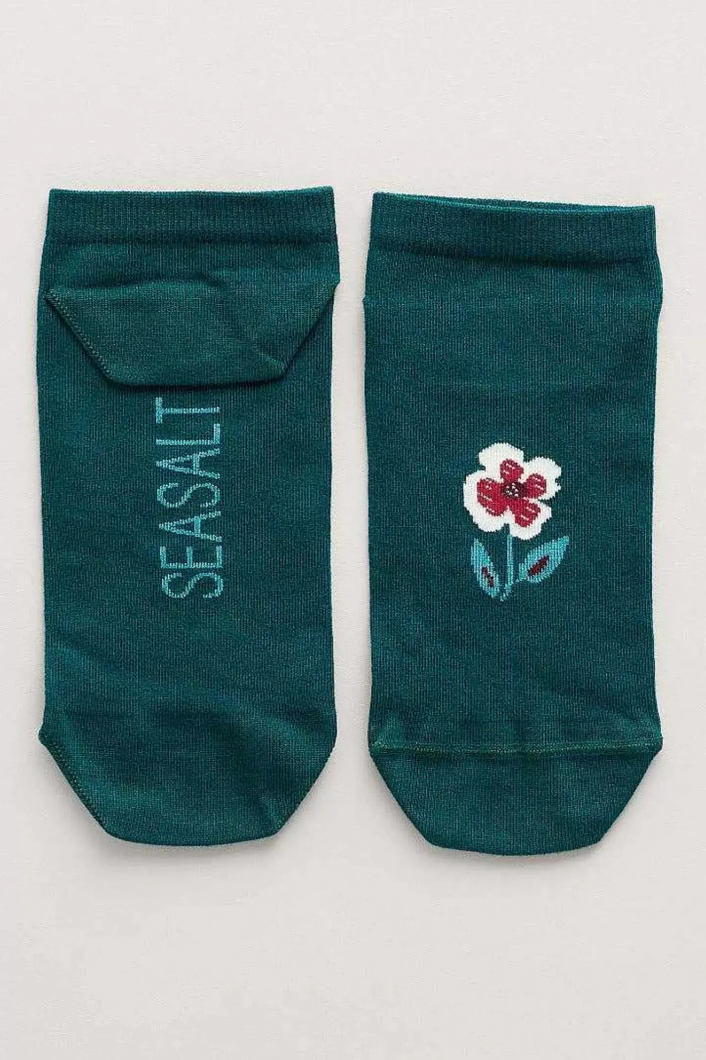 Women Seasalt Cornwall Women's Arty Organic Cotton Trainer Socks