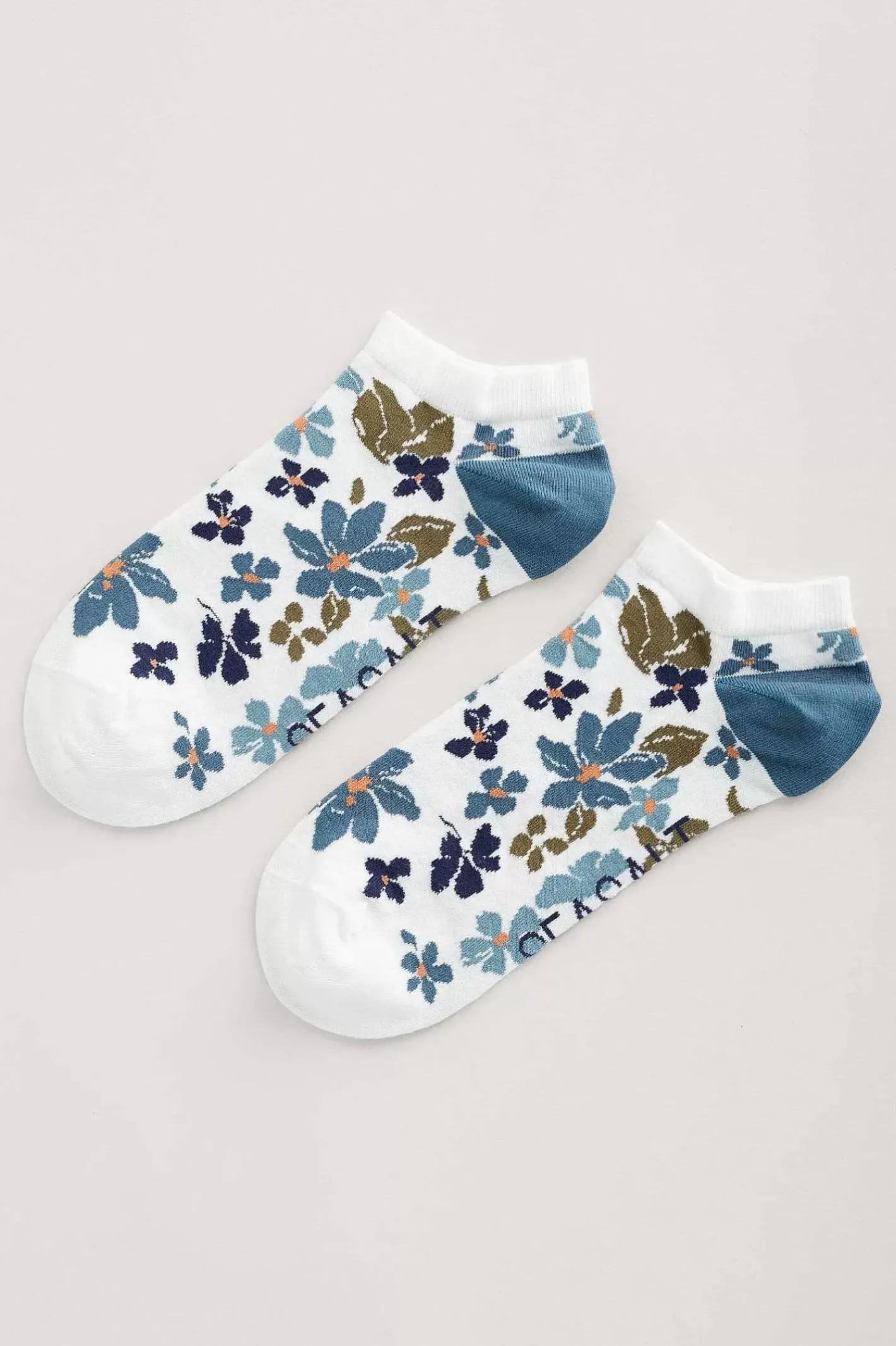 Women Seasalt Cornwall Women's Arty Organic Cotton Trainer Socks