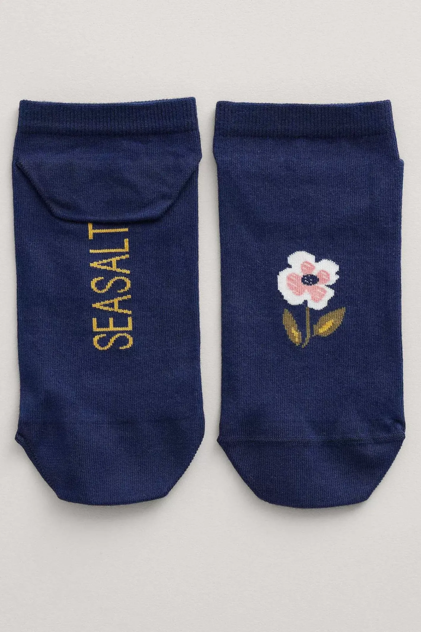 Women Seasalt Cornwall Women's Arty Organic Cotton Trainer Socks